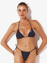 Micro Triangle Bikini Top - Black