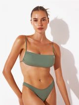 Ily Bandeau Top - Olive