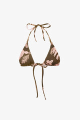 Beau Micro Triangle Top - Floral Earth