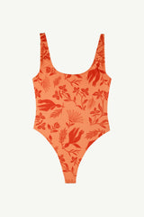 One-Piece Swimsuit - Orange Sunset