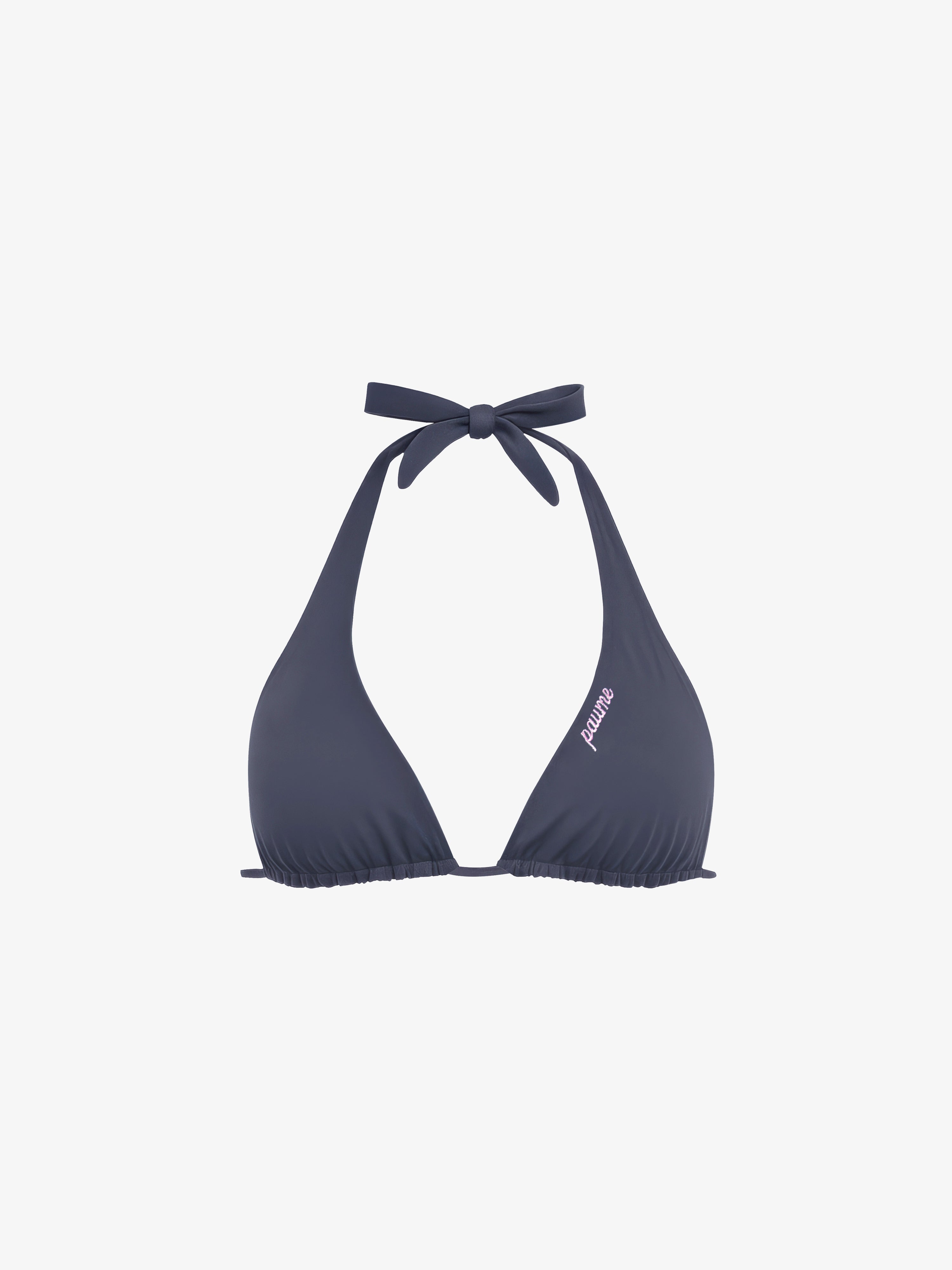Halter Bikini Top - Anthracite