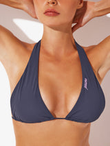 Halter Bikini Üst - Antrasit