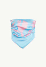 Bandana Üst - Pink Sky