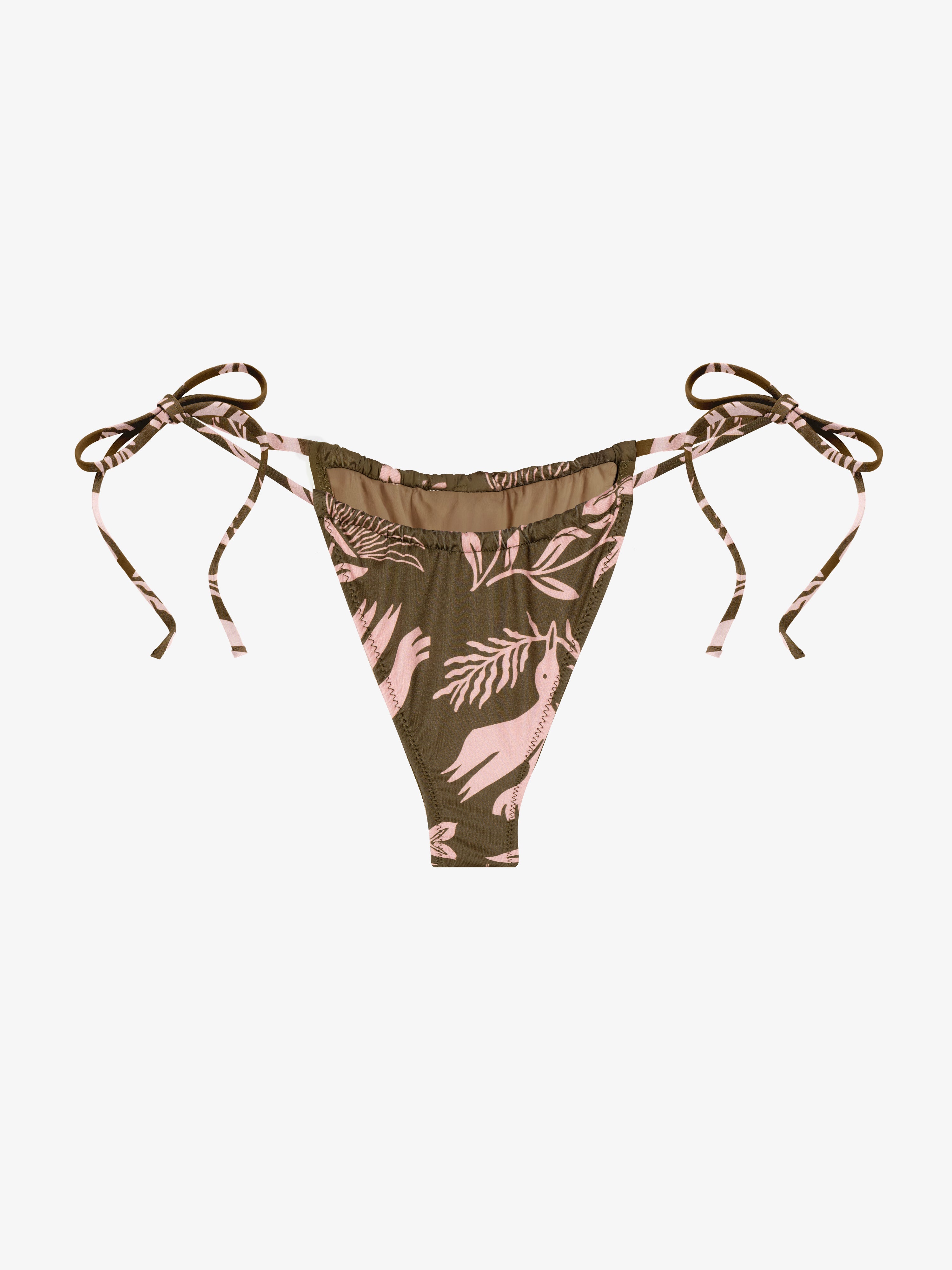 Beau String Bottom - Floral Earth