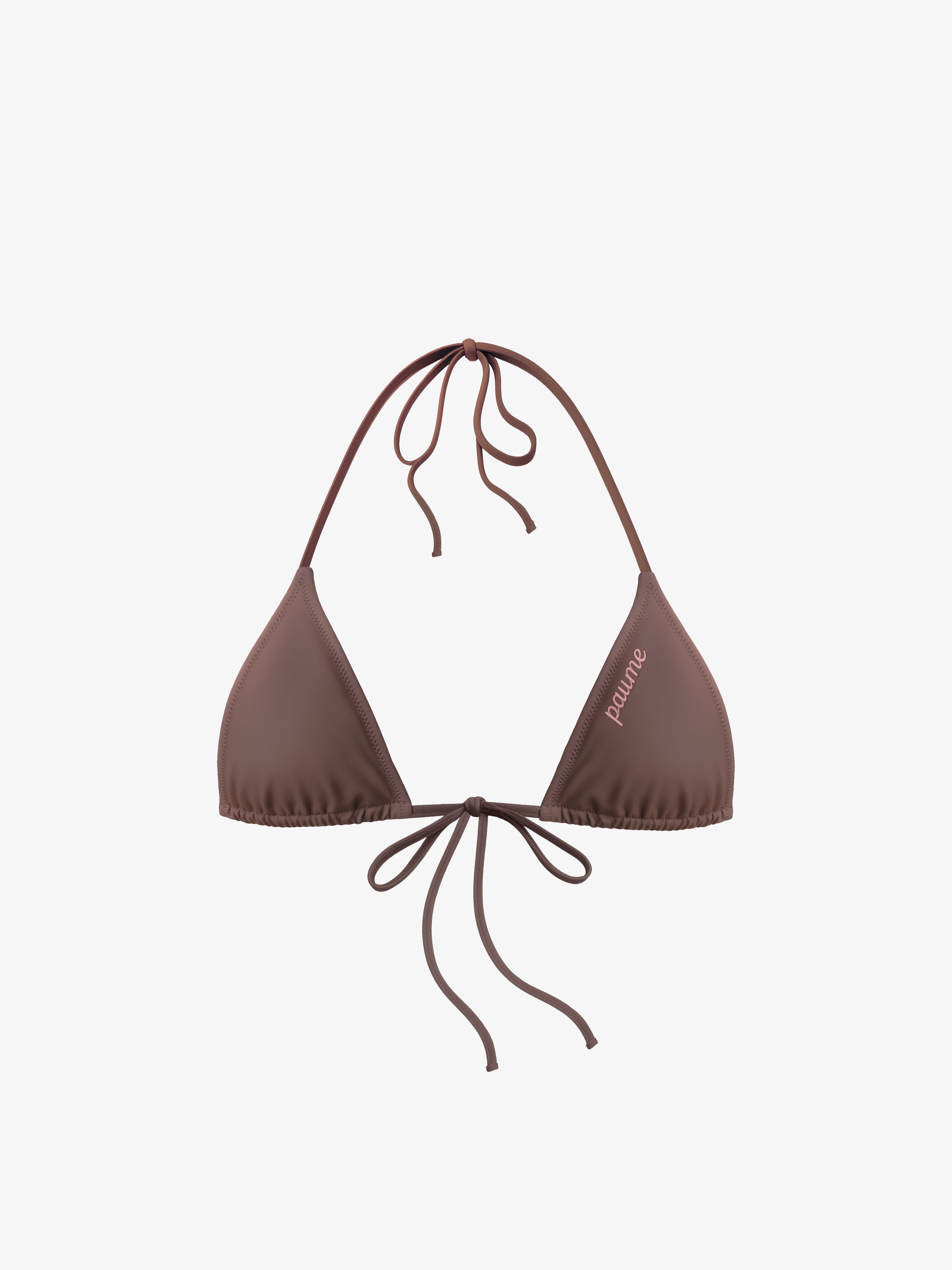 Beau Micro Triangle Top - Soil