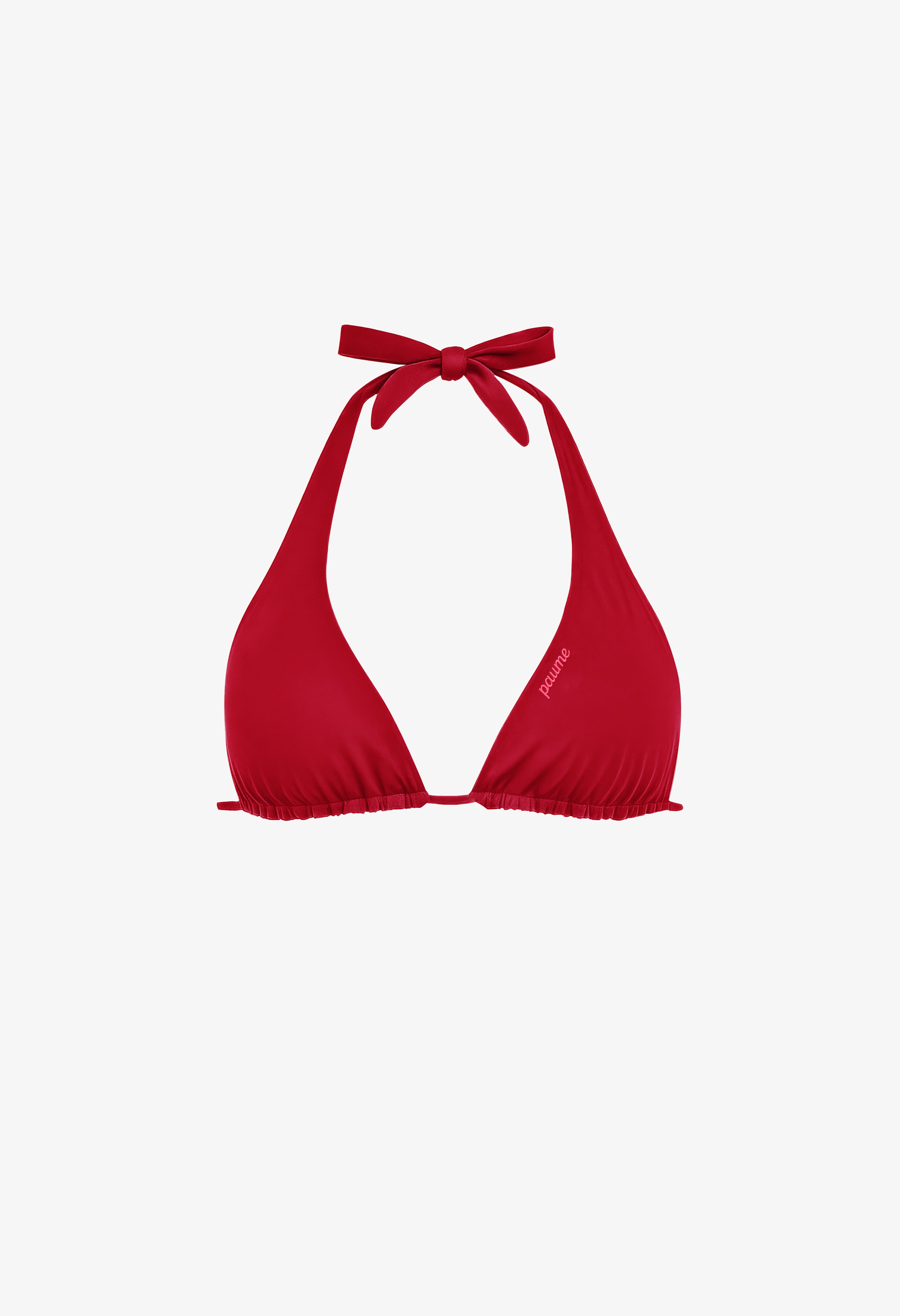 Halter Bikini Üst - Kiraz - Preorder