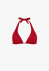 Halter Bikini Üst - Kiraz - Preorder