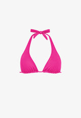 Halter Bikini Üst - Pembe - Preorder