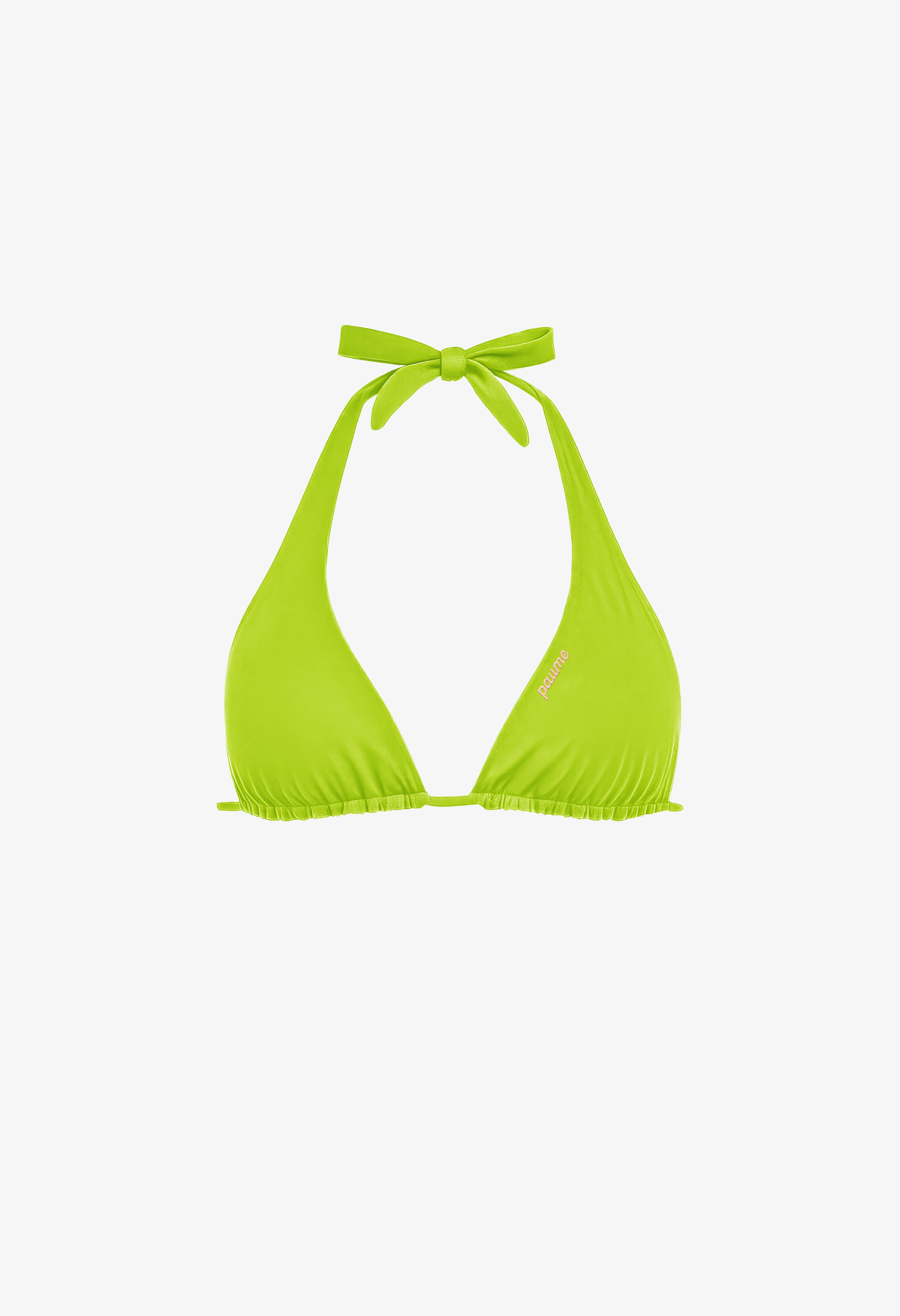 Halter Bikini Üst - Lime Yeşil - Preorder