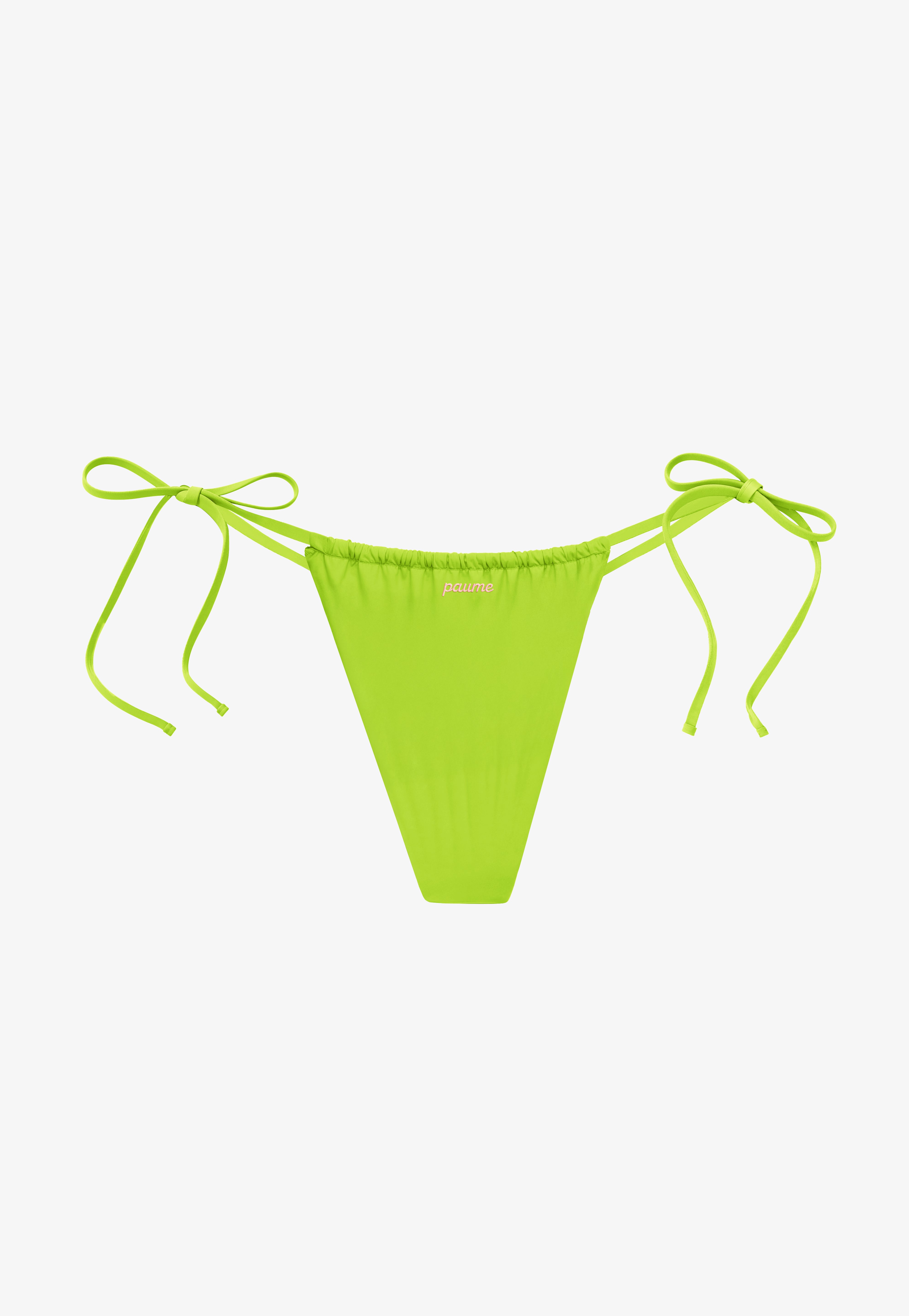 İpli Bikini Altı - Lime Yeşil - Preorder