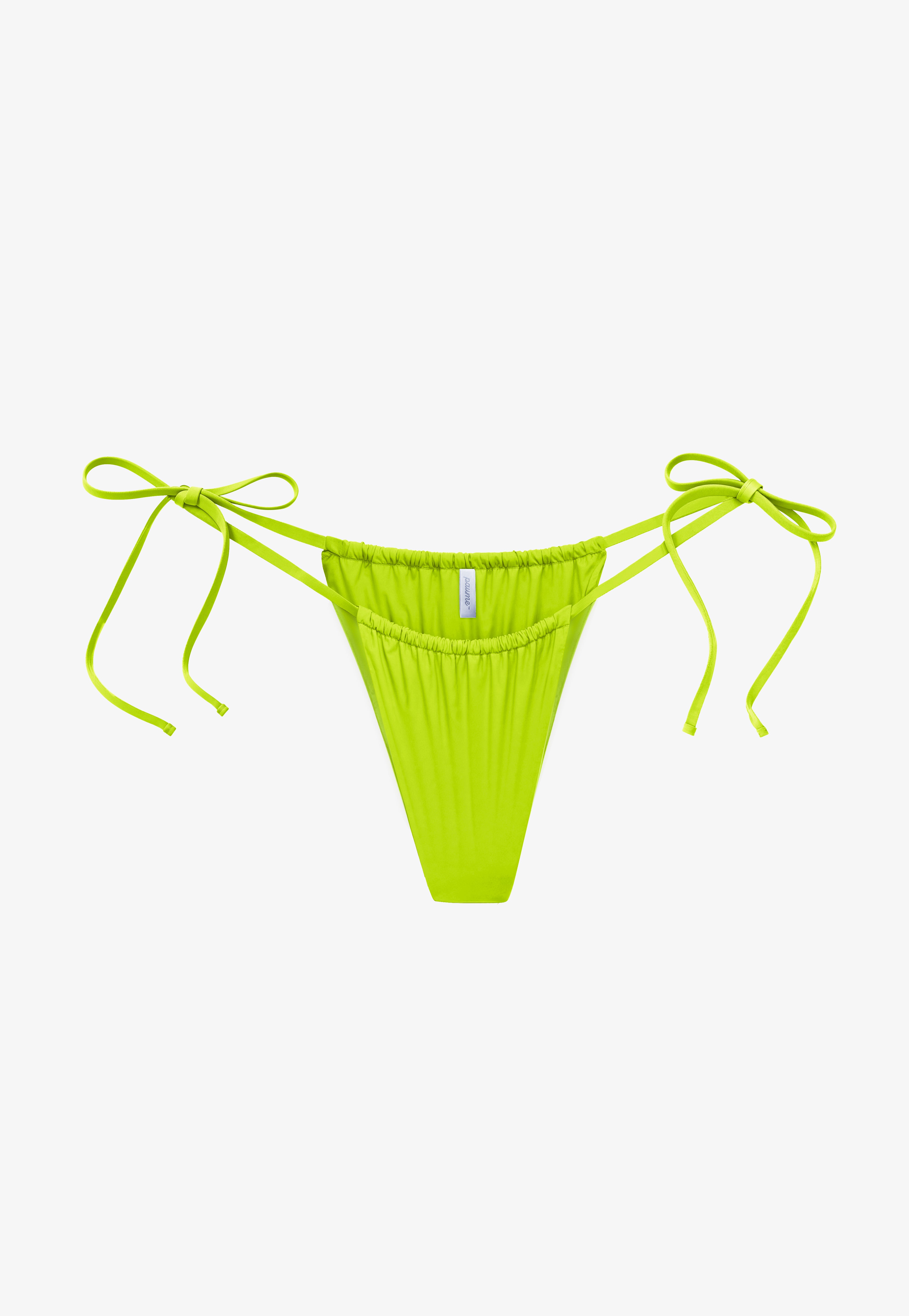 İpli Bikini Altı - Lime Yeşil - Preorder