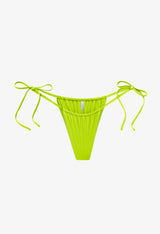 İpli Bikini Altı - Lime Yeşil - Preorder