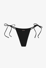 İpli Bikini Altı - Siyah - Preorder