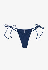 İpli Bikini Altı - Lacivert - Preorder