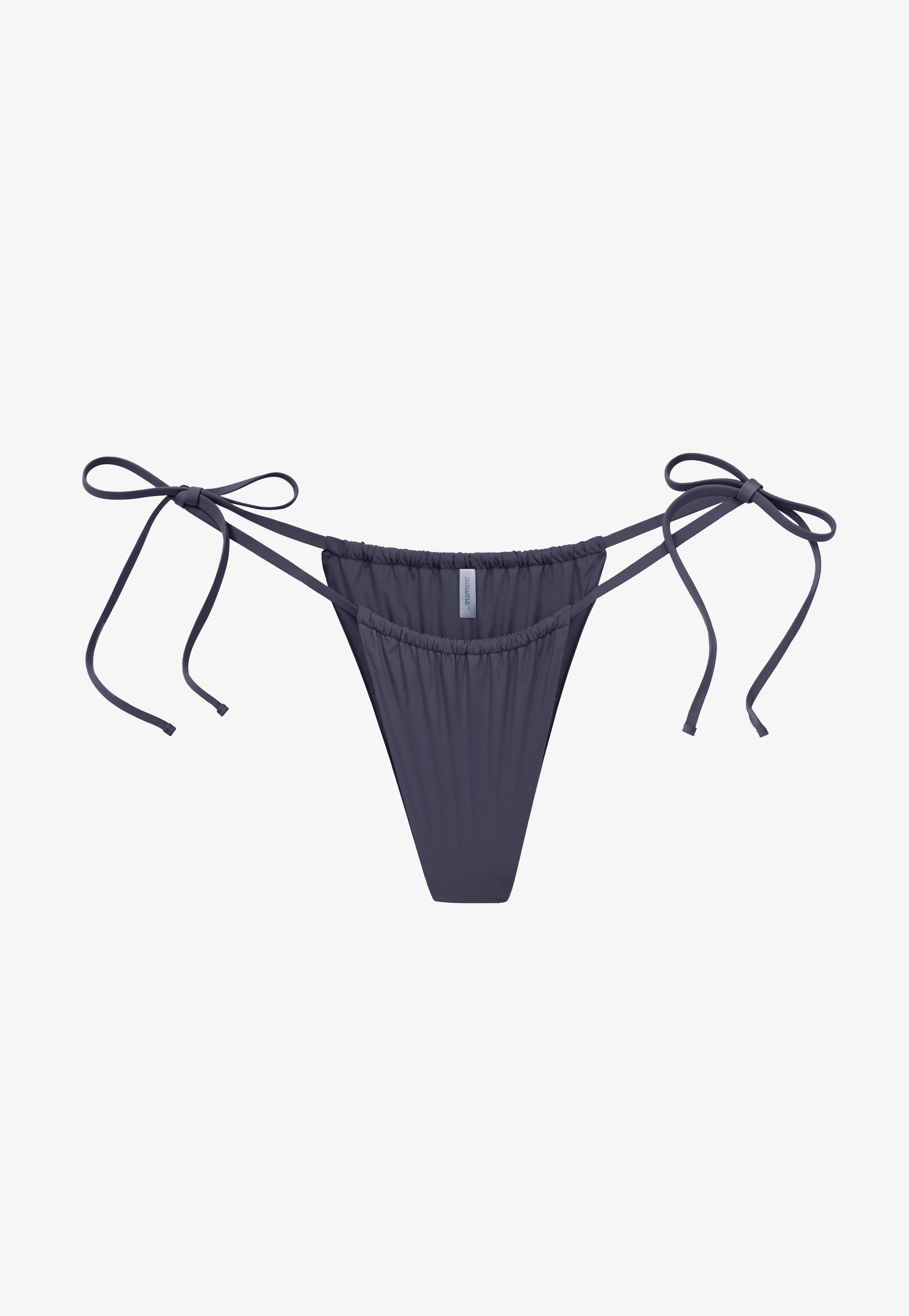 String Bikini Bottom - Anthracite - Preorder