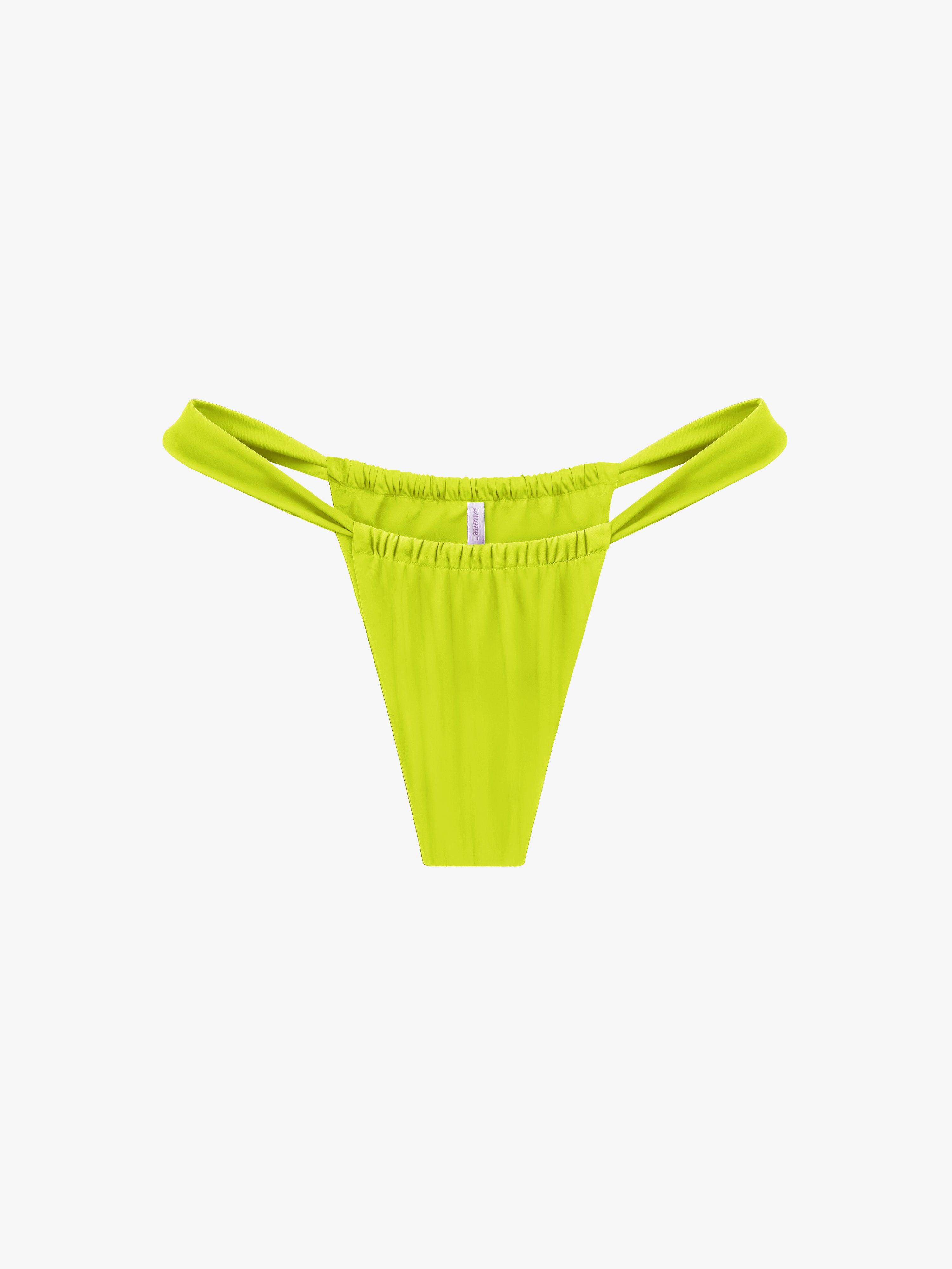 Lou Brazilian Bikini Bottom - Lime