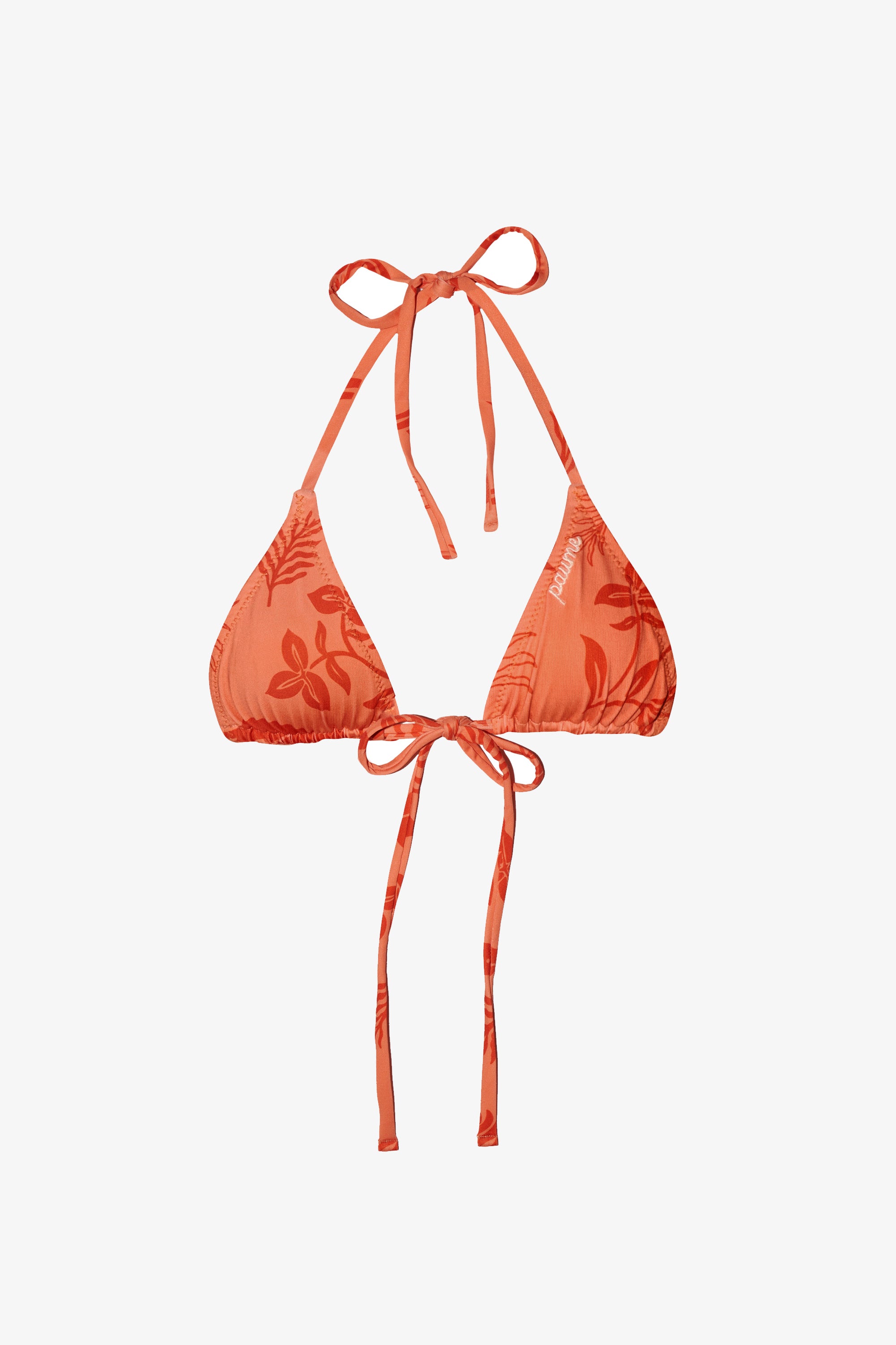 Beau Micro Triangle Top - Orange Sunset
