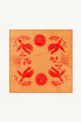 Orange Sunset Desenli Bandana Fular