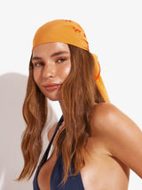 Orange Sunset Desenli Bandana Fular