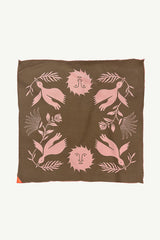Floral Earth Desenli Bandana Fular
