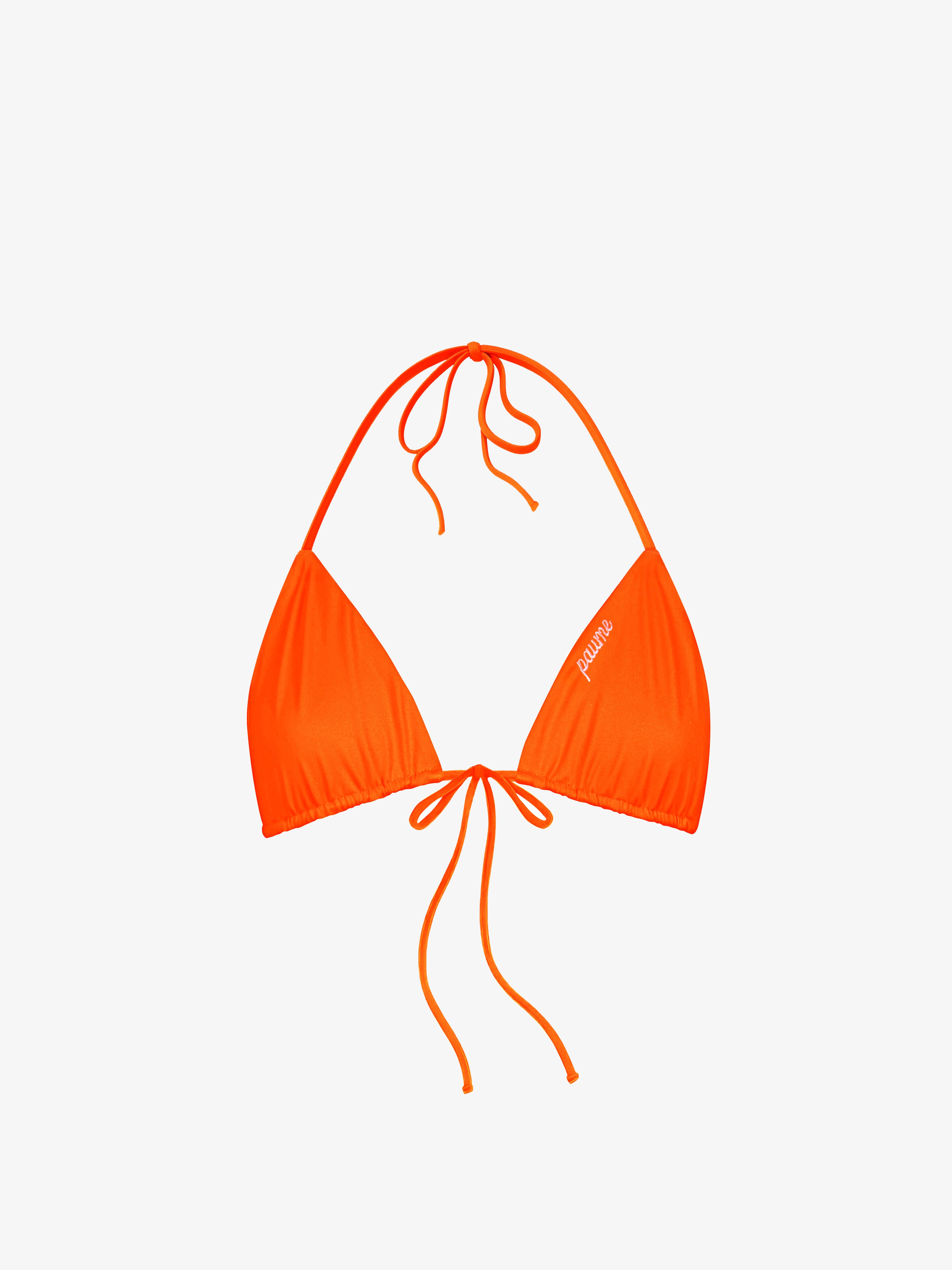 Mikro Üçgen Bikini Üst - Turuncu