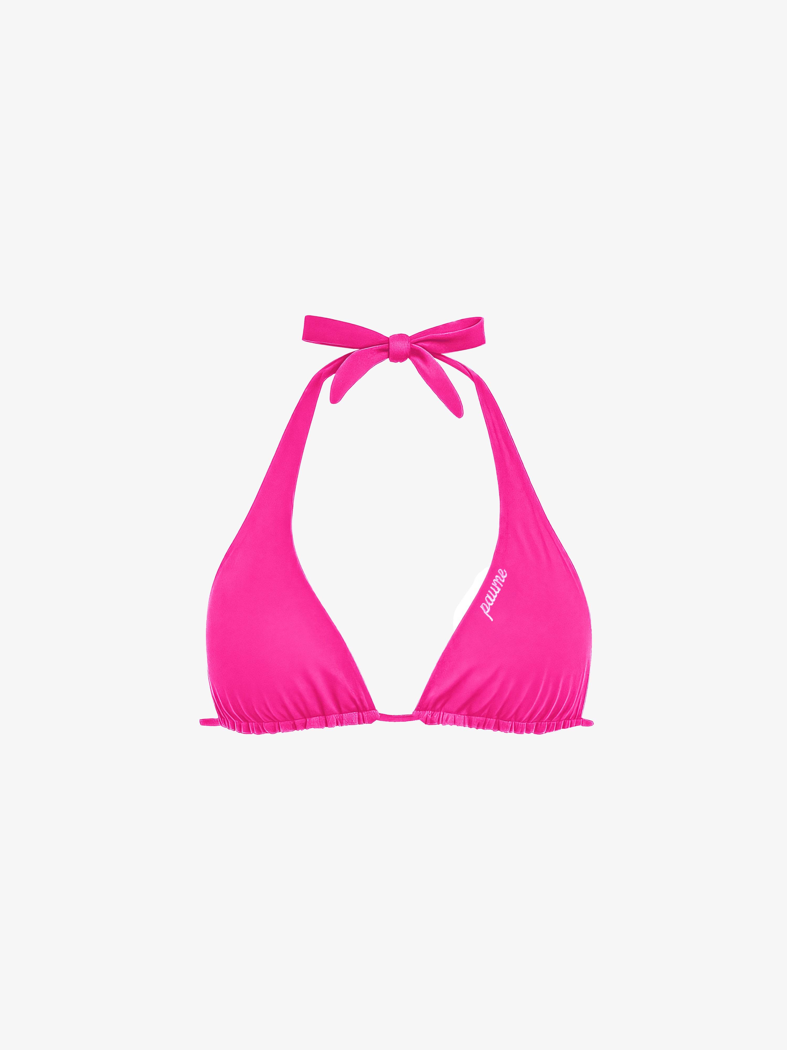 Halter Bikini Top - Pink