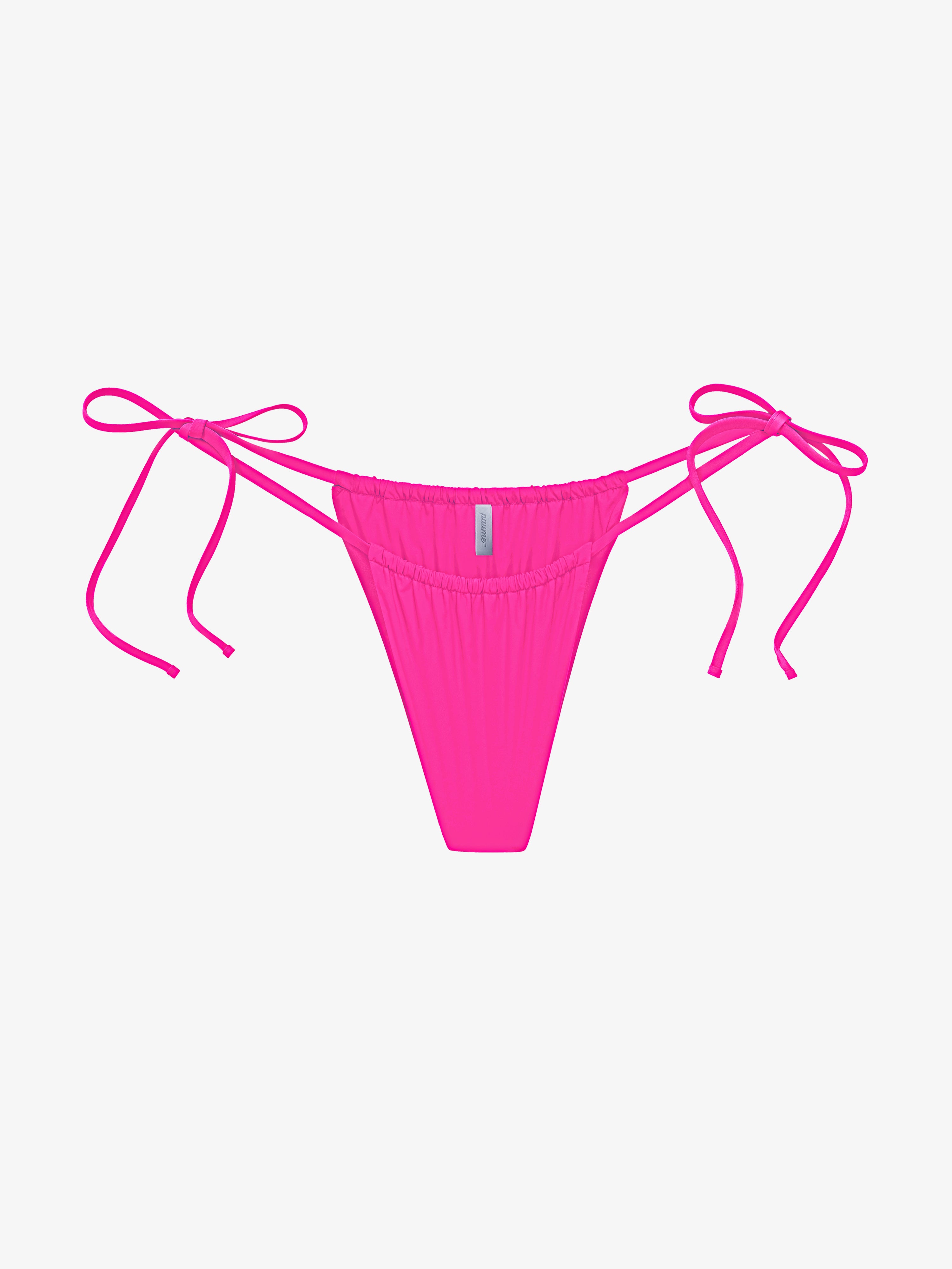 Brazilian String Bikini Bottom - Pink