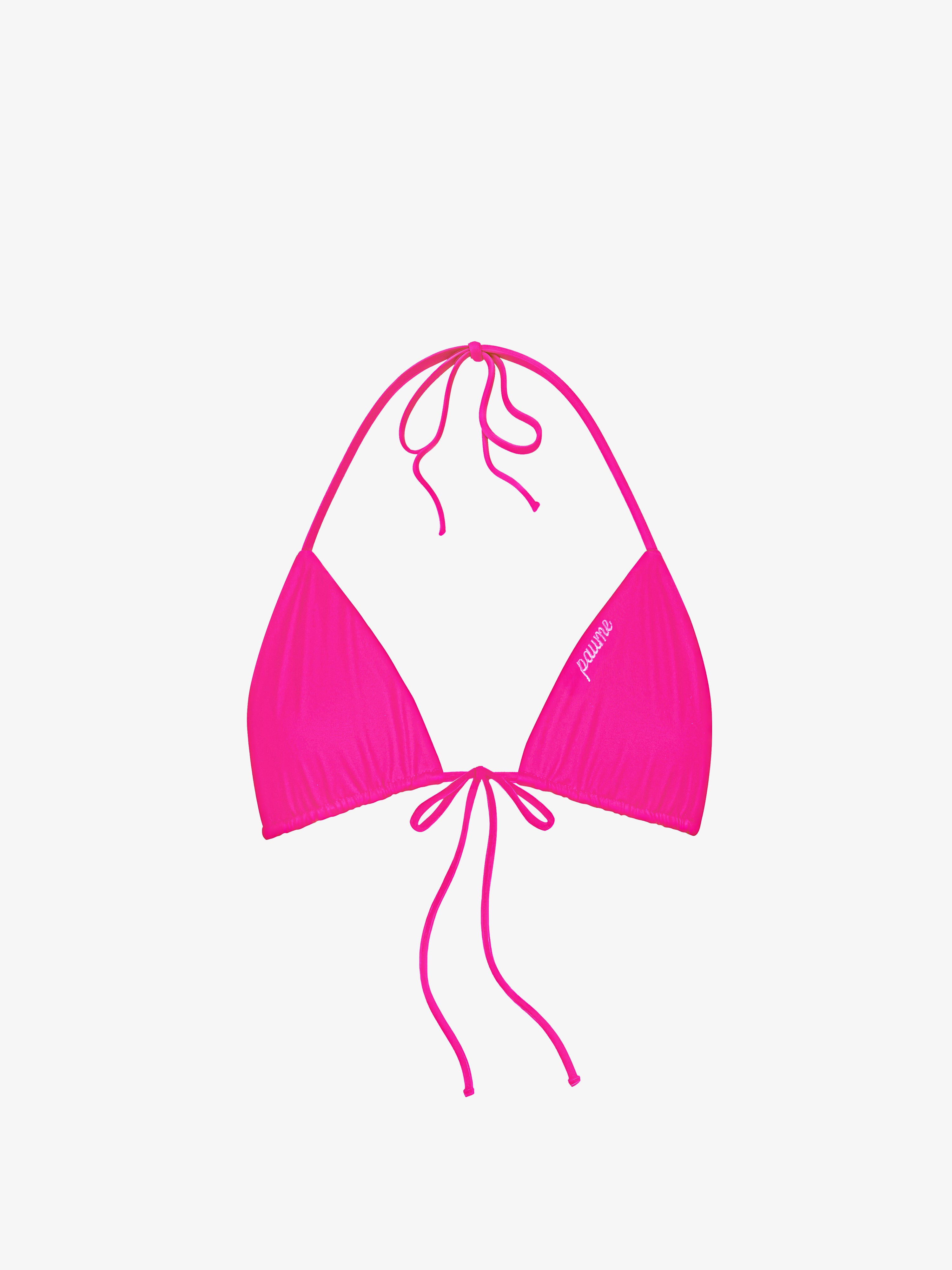 Micro Triangle Bikini Top- Pink