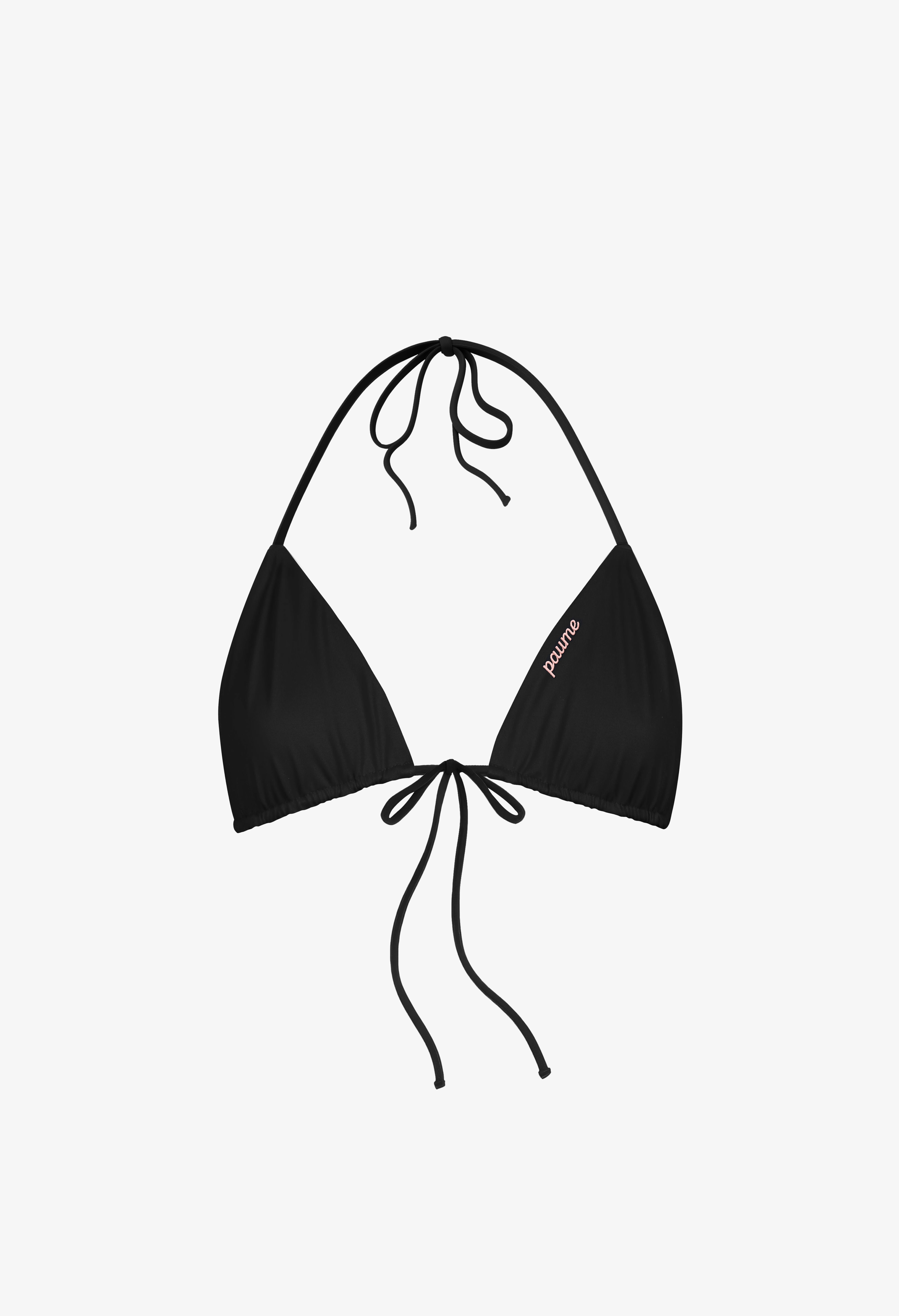 Üçgen Bikini Üst - Siyah - Preorder
