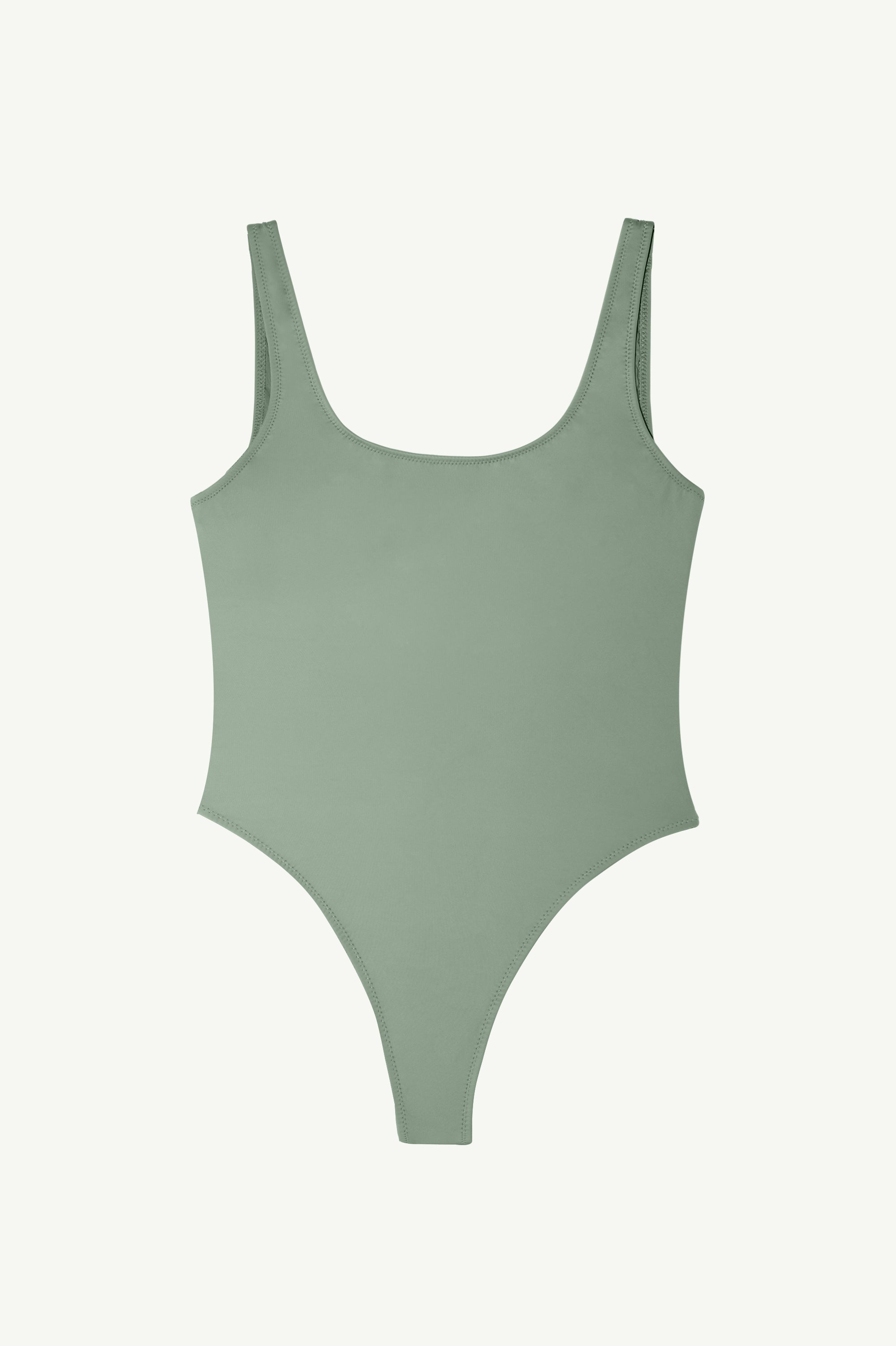 One-Piece Yüzücü Mayo Olive