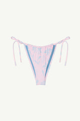 Beau Pink Sky Desenli İpli Bikini Altı